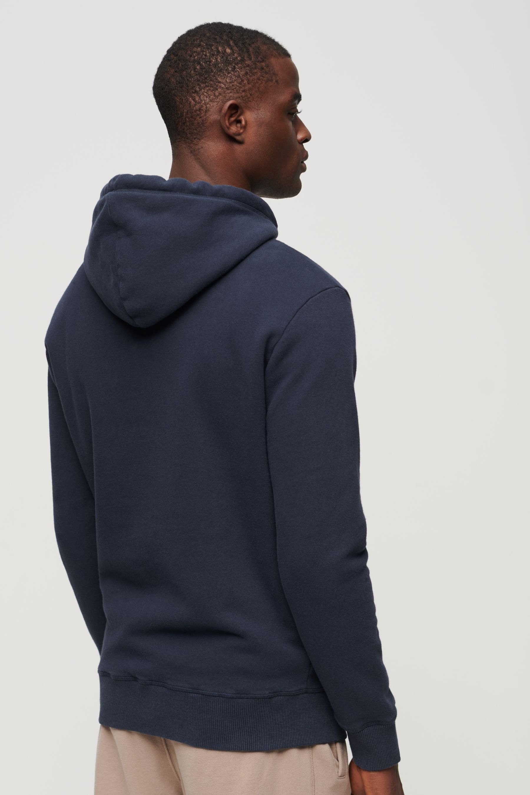 Buy Superdry Blue Essential Logo Hoodie from the Next UK online shop