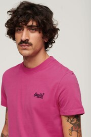 Superdry Echo Pink Cotton Vintage Embroidered T-Shirt - Image 3 of 4