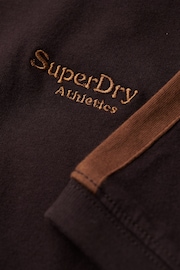 Superdry Brown Essential Logo Retro T-Shirt - Image 6 of 6