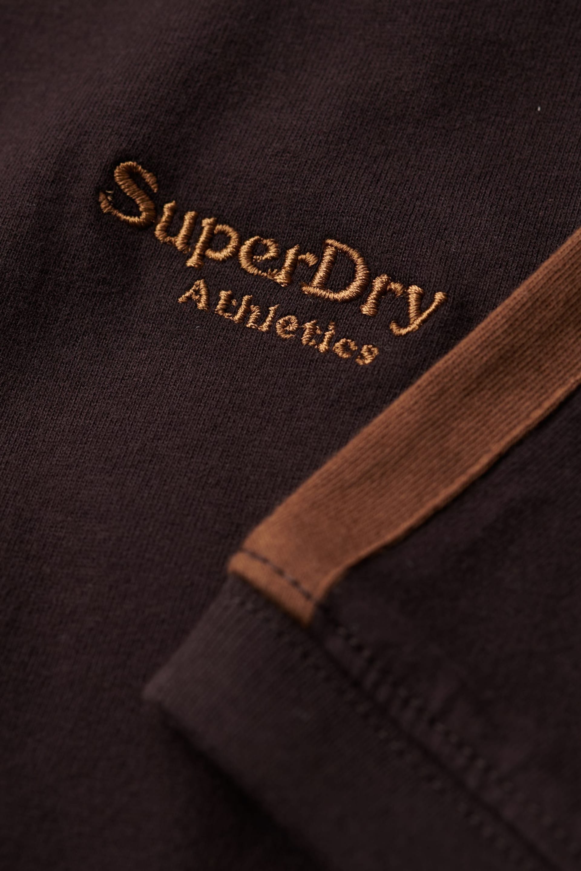 Superdry Brown Essential Logo Retro T-Shirt - Image 6 of 6