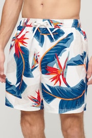 Superdry Optic Paradise Hawaiian Print 17 Swim Shorts - Image 1 of 3