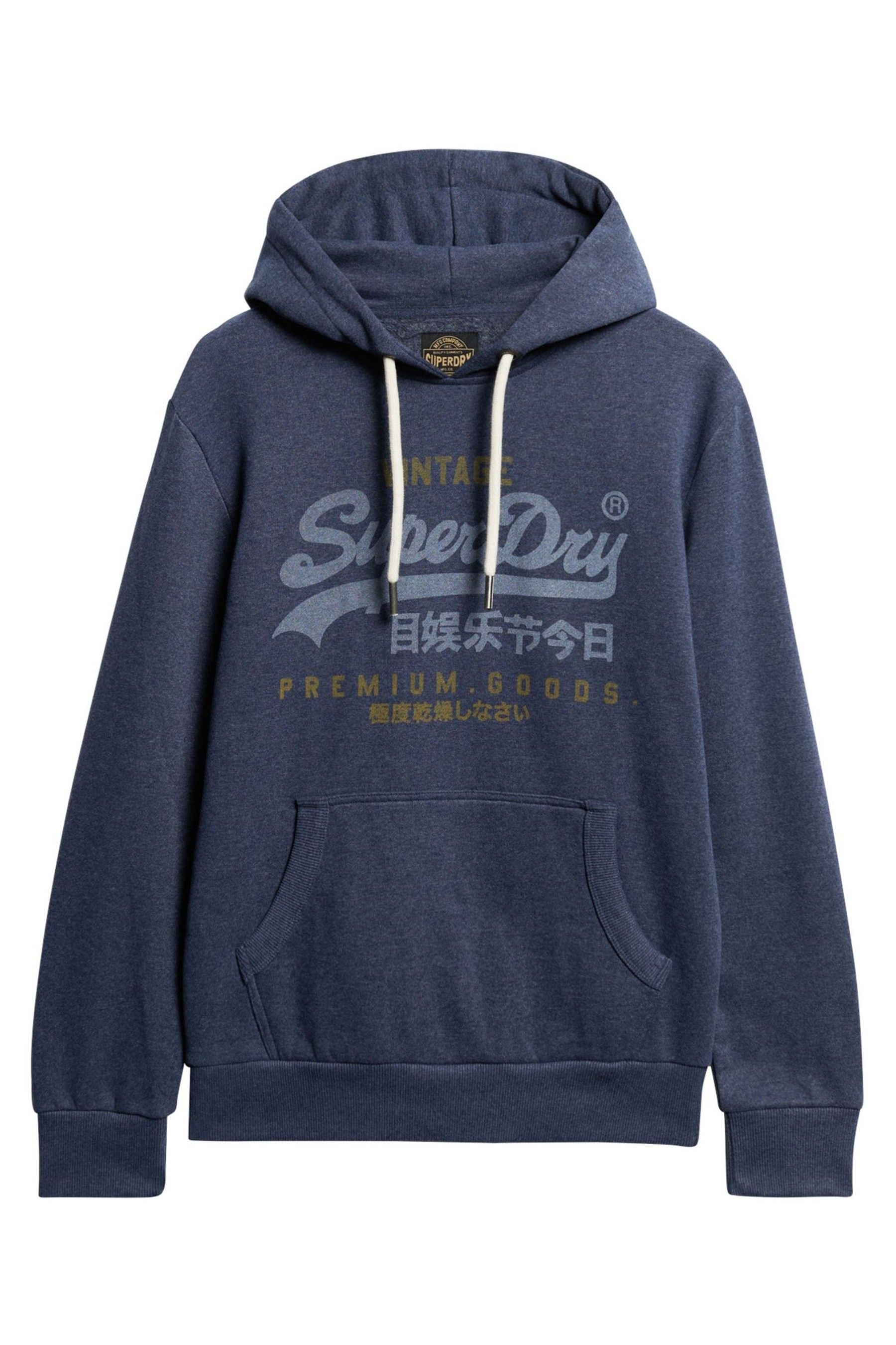 Vintage logo hoodie superdry cheap