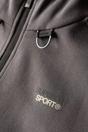 Superdry Grey Sport Tech Logo Loose Zip Hoodie - Image 7 of 7