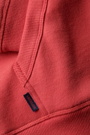 Superdry Red Essential Logo Hoodie - Image 5 of 6