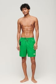 Superdry Green Vintage Polo Shirt 17" Swim Shorts - Image 2 of 7
