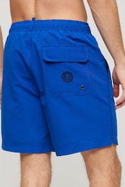 Superdry Blue Vintage Polo Shirt 17" Swim Shorts - Image 3 of 6