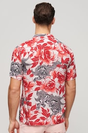 Superdry Red Multi Short Sleeve Hawaiian Printed Shirt - Image 2 of 7