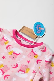 Brand Threads Pink Peppa Pig Girls Fleece Pyjamas Set - Image 3 of 3