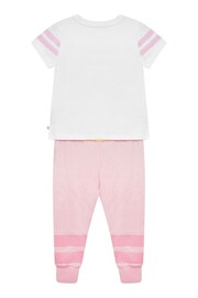 Brand Threads Pink Disney Princces Girls Pyjama Set - Image 5 of 5