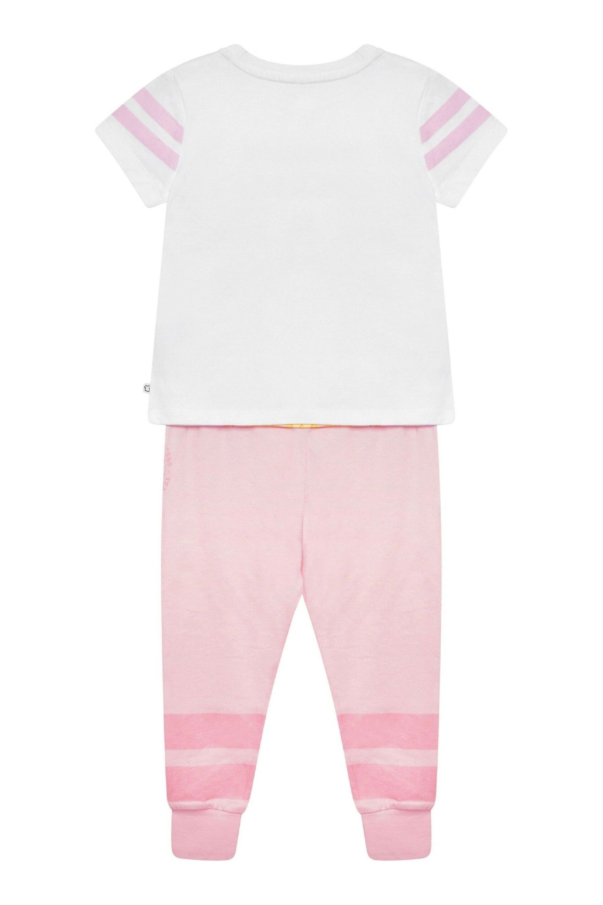 Brand Threads Pink Disney Princces Girls Pyjama Set - Image 5 of 5