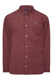 BadRhino Big & Tall Red Long Sleeve Oxford Shirt - Image 2 of 3