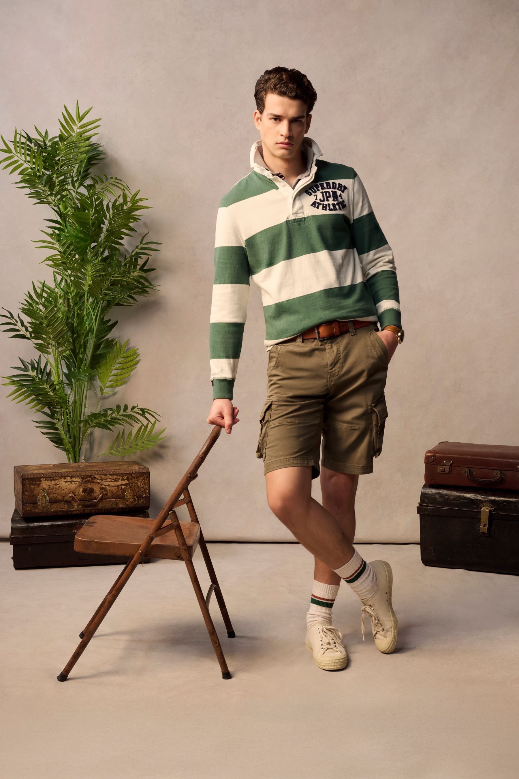 Buy Superdry Brown Core Cargo Shorts from Next India