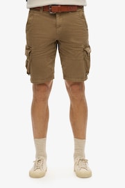 Superdry Brown Core Cargo Shorts - Image 1 of 6