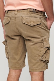 Superdry Brown Core Cargo Shorts - Image 2 of 6