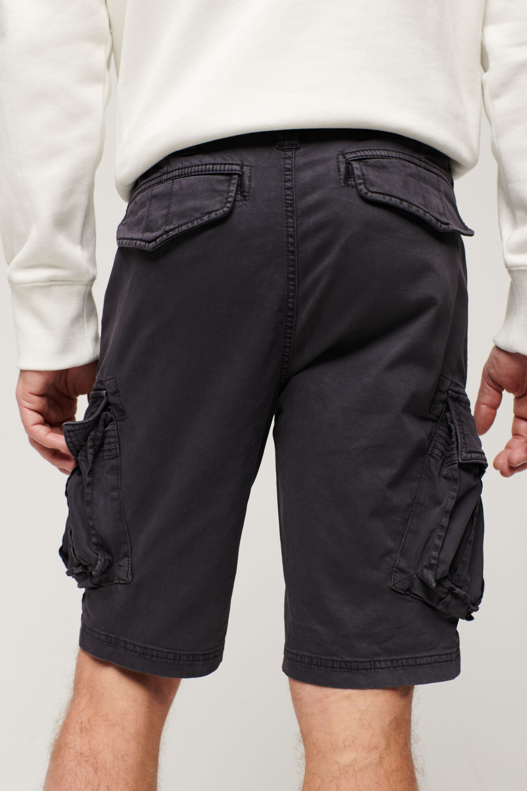 Buy Superdry Black Core Cargo Shorts from Next Luxembourg