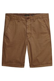 Superdry Brown Vintage International Shorts - Image 5 of 5