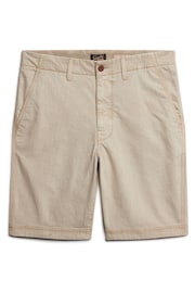 Superdry Cream Vintage International Shorts - Image 4 of 6