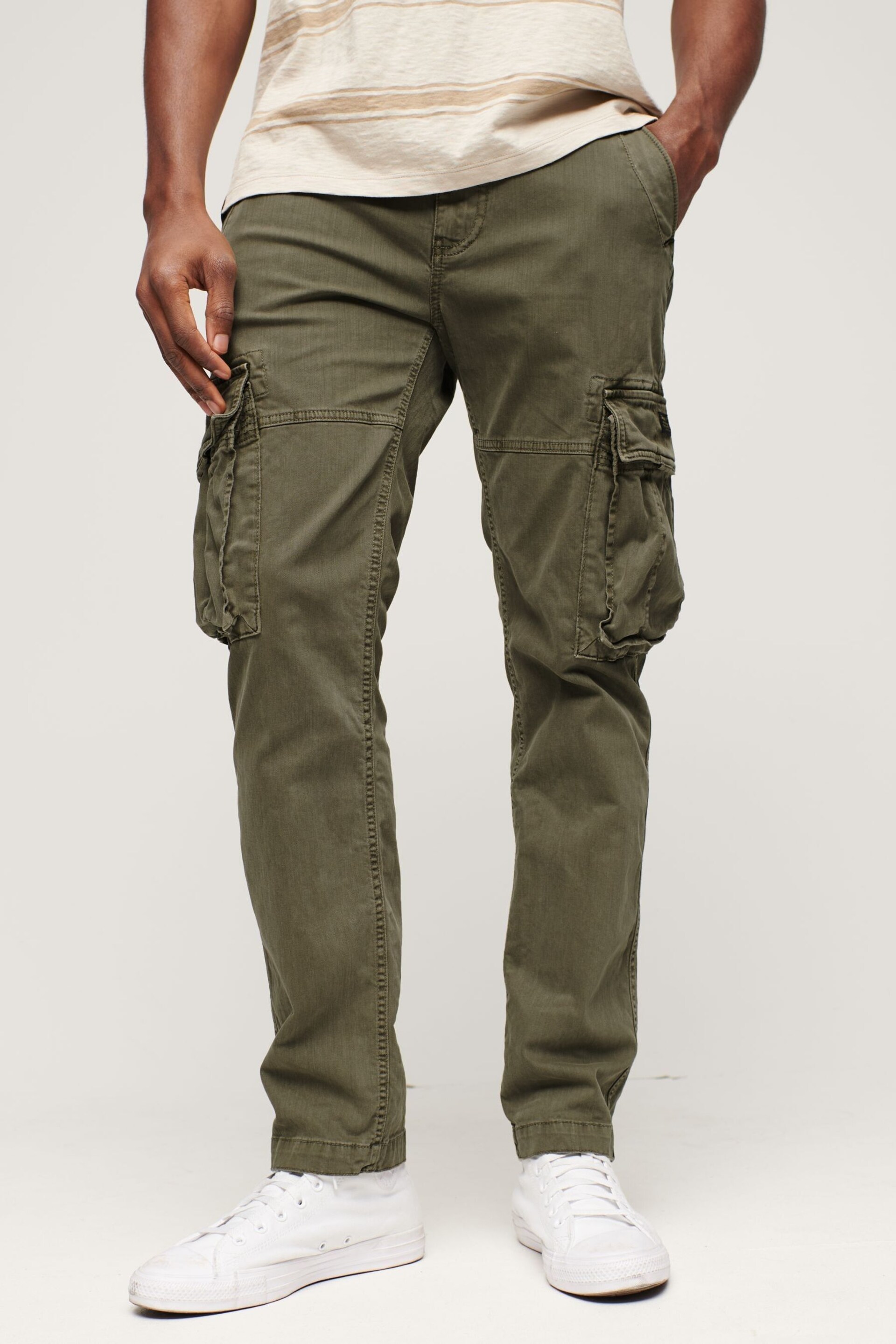 Superdry Green Core Cargo Trousers - Image 1 of 7