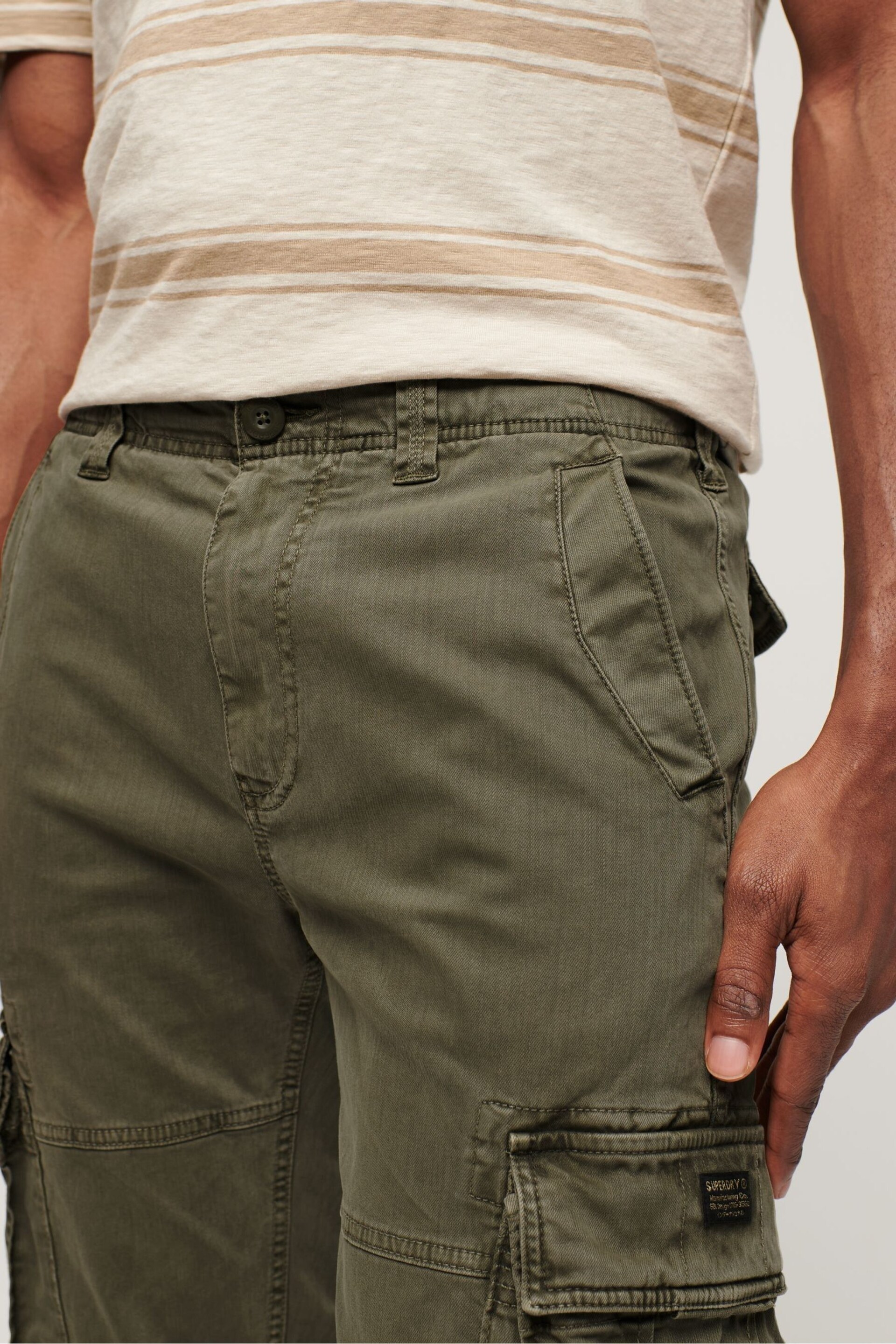 Superdry Green Core Cargo Trousers - Image 4 of 7