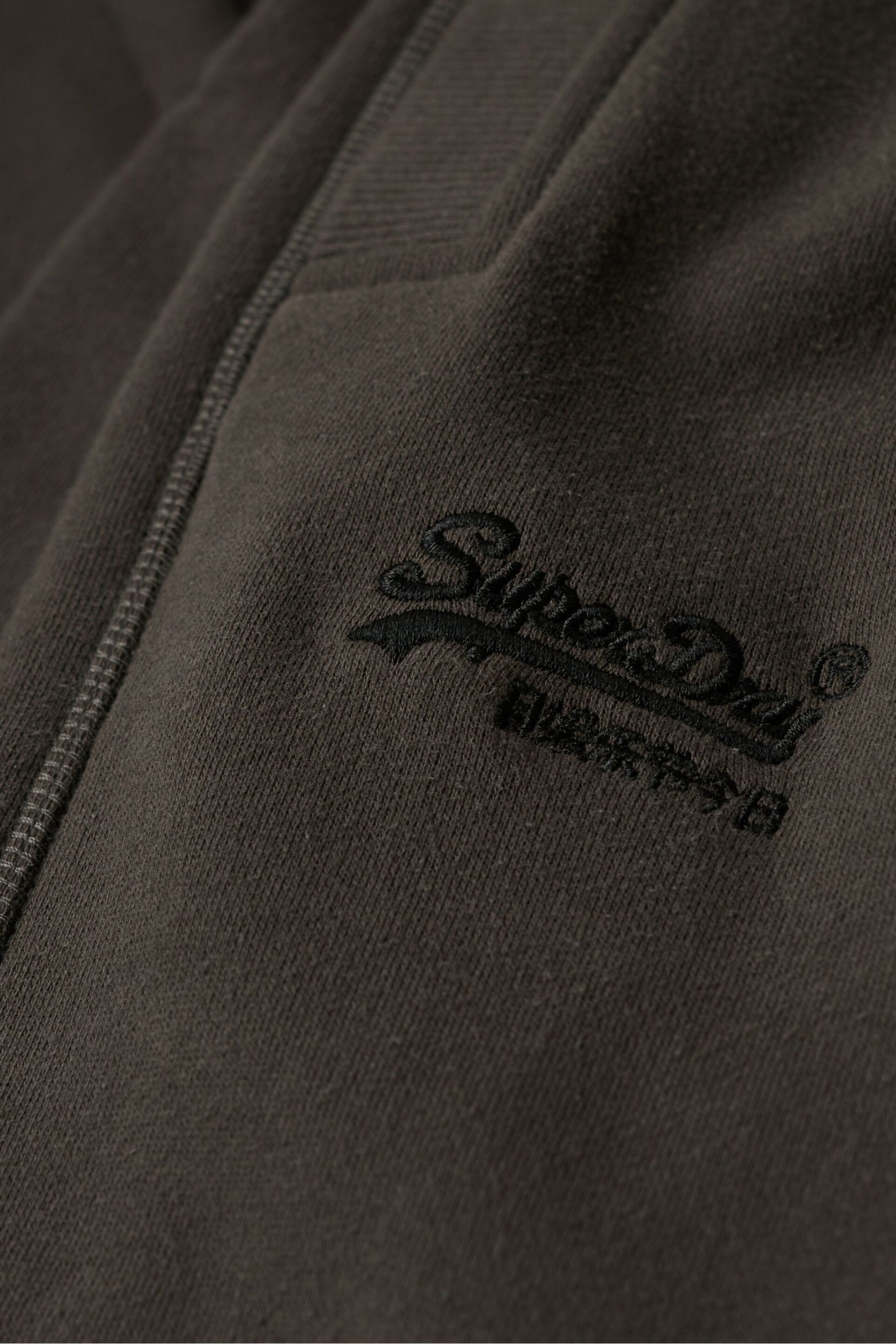 Superdry Black Essential Logo Joggers - Image 7 of 7