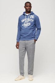 Superdry Grey Drawstring Linen Trousers - Image 3 of 5