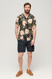 Superdry Blue Parachute Light Shorts - Image 1 of 7