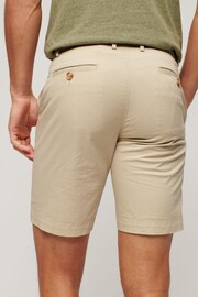 Superdry Brown Stretch Chinos Shorts - Image 2 of 8