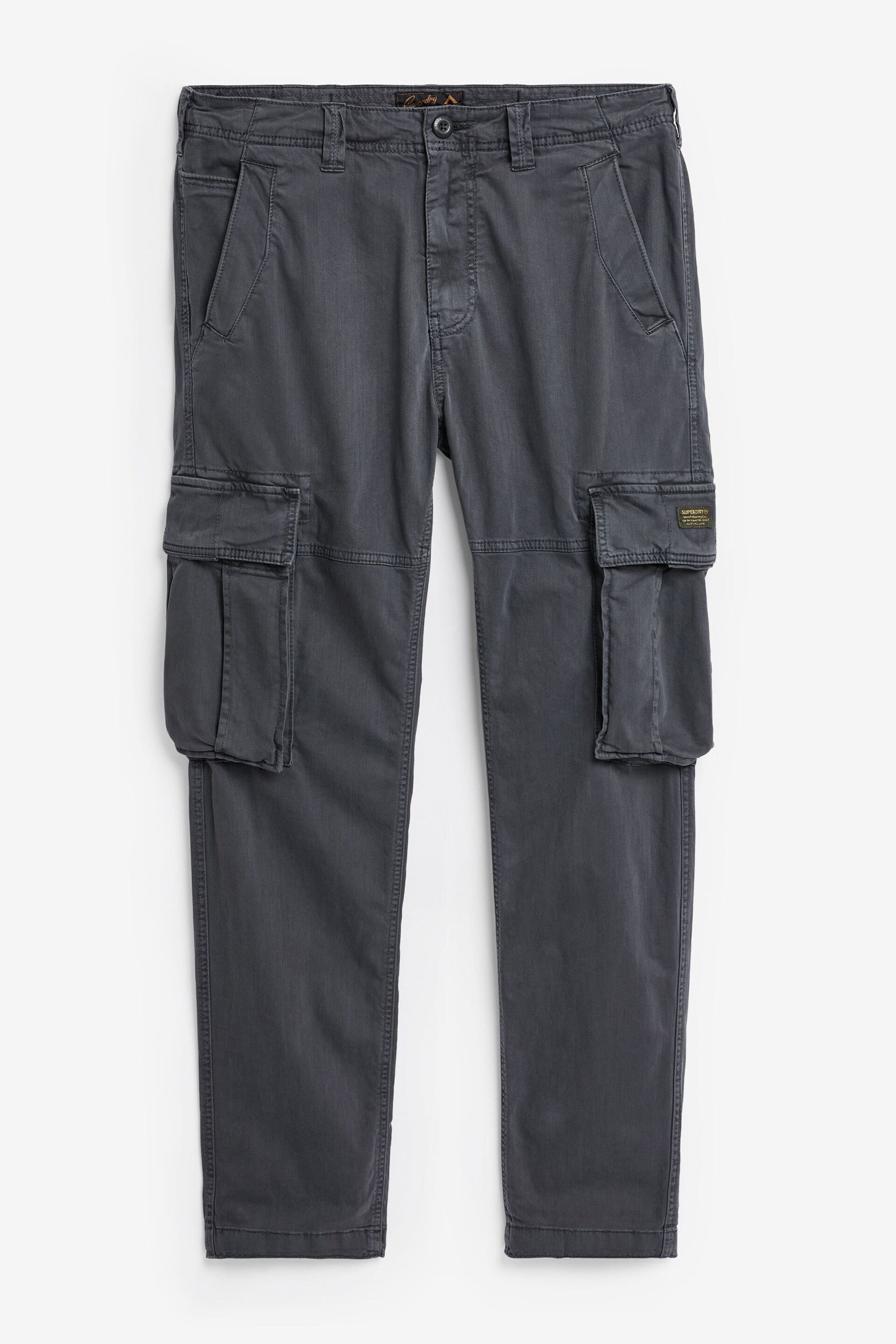 Superdry Black Core Cargo Trousers - Image 1 of 1