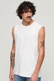 Superdry White Essential Logo Tank - Image 1 of 4