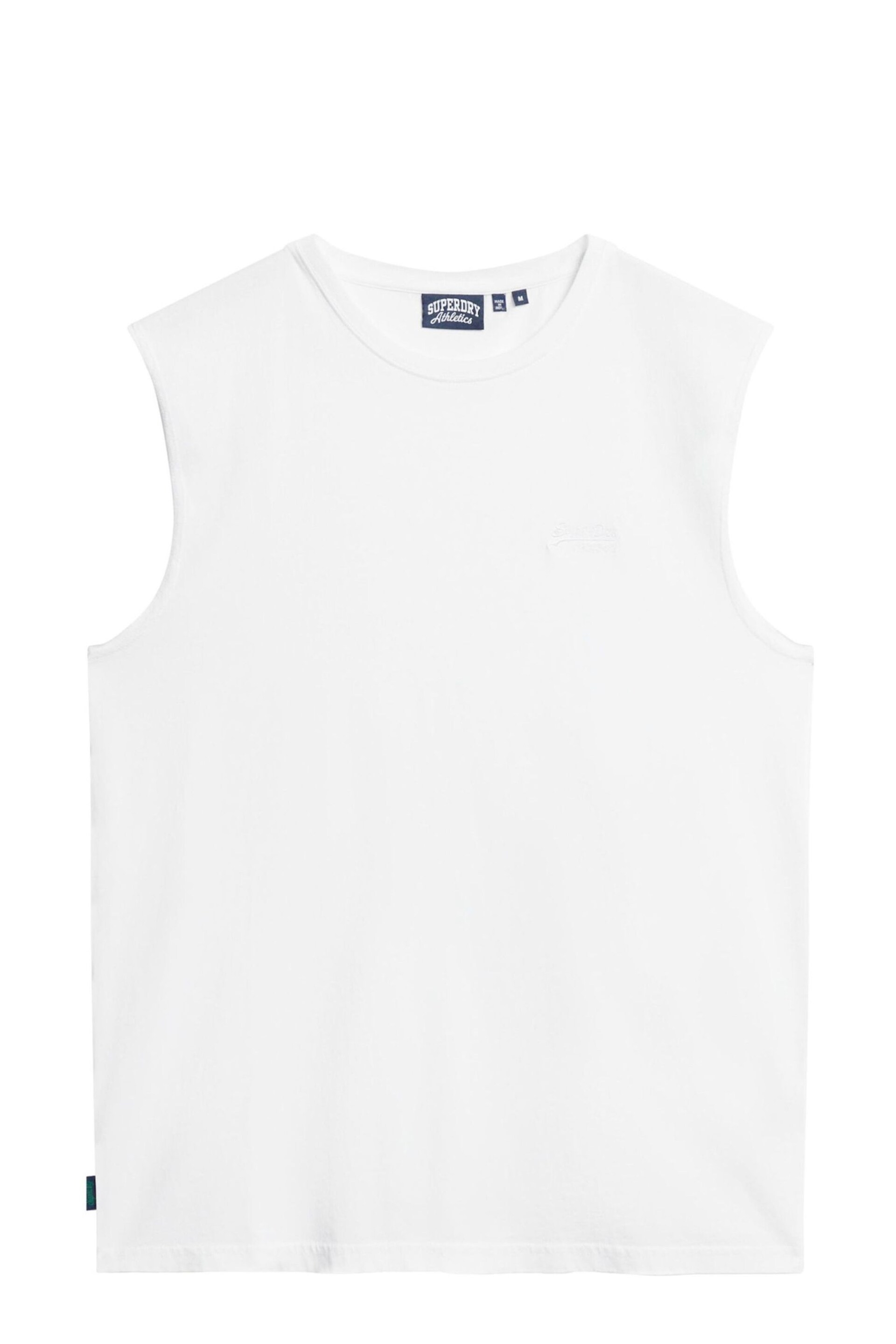 Superdry White Essential Logo Tank - Image 4 of 4