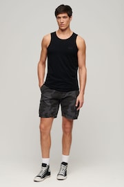 Superdry Black Essential Logo Vest - Image 2 of 5