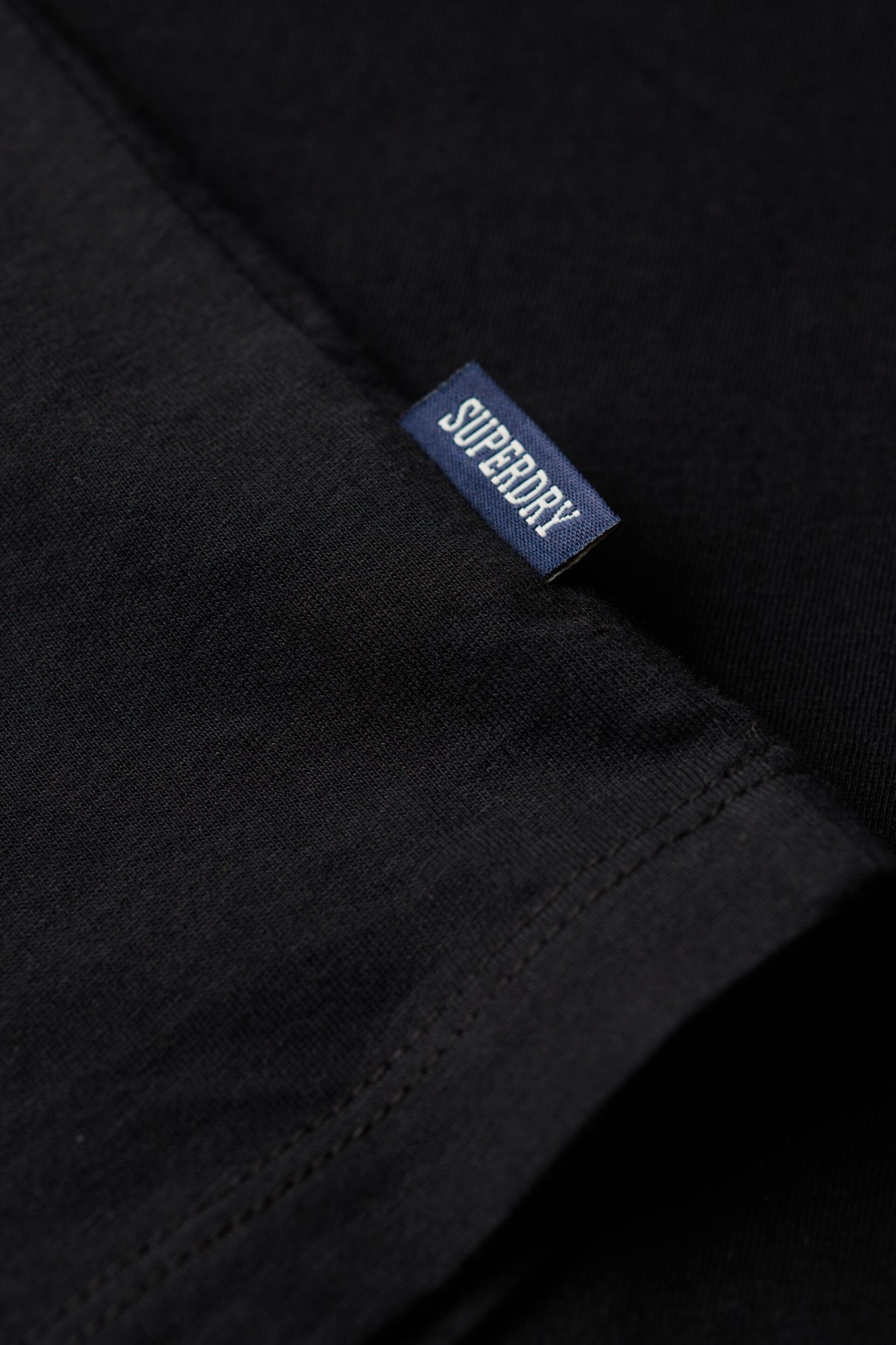 Superdry Black Essential Logo Vest - Image 5 of 5