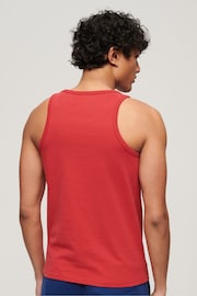 Superdry Red Track and Field Ath Graphic Vest - Image 3 of 6