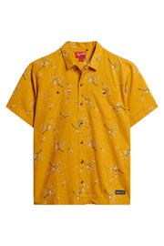 Superdry Golden Blossom Short Sleeved Beach Shirt - Image 4 of 6