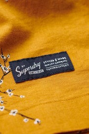 Superdry Golden Blossom Short Sleeved Beach Shirt - Image 6 of 6