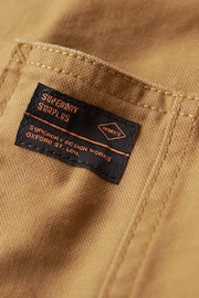 Superdry Brown Surplus 4 Pocket Chore 100% Cotton Jacket - Image 8 of 8