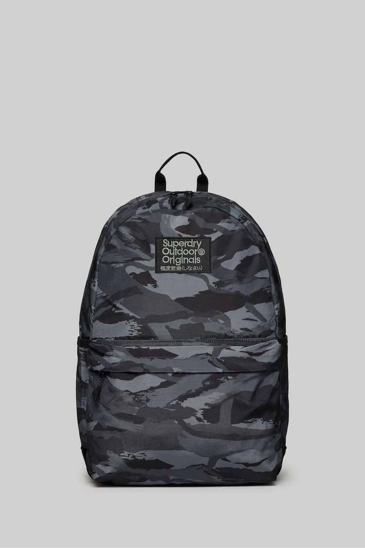 Superdry Grey Printed Montana Bag - Image 1 of 5