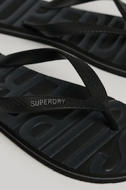 Superdry Black Vintage Vegan Flip Flops - Image 3 of 3