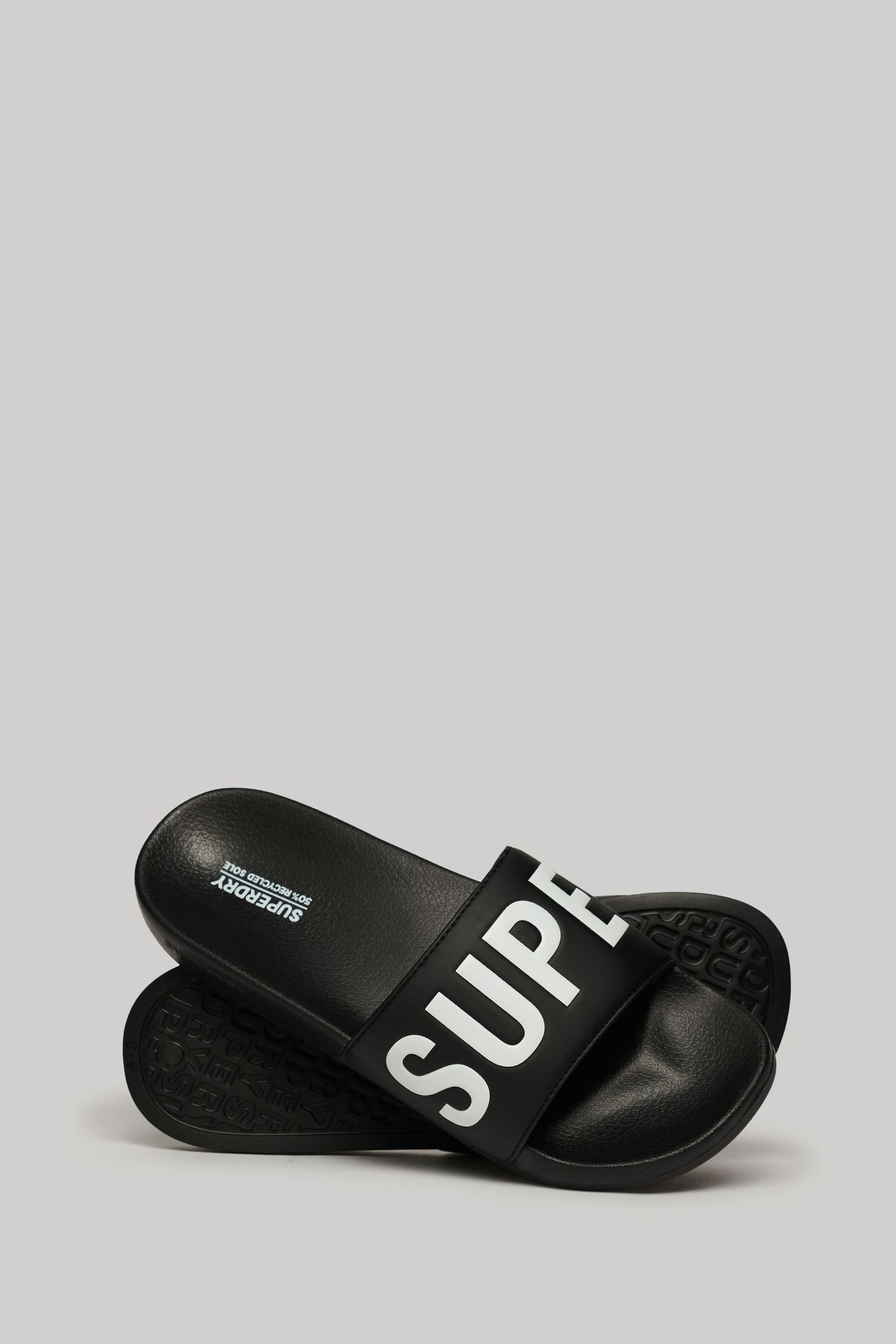 Black superdry sliders store