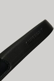 Superdry Black Core Vegan Pool Sliders - Image 5 of 5