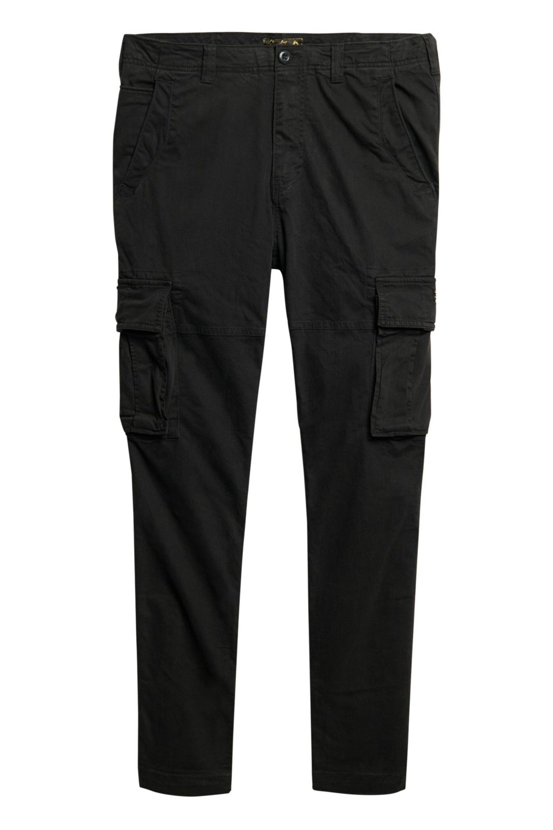 Superdry Black Core Cargo Trousers - Image 5 of 5