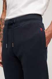 Superdry Navy Blue Essential Logo Joggers - Image 4 of 7