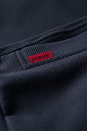 Superdry Navy Blue Essential Logo Joggers - Image 6 of 7