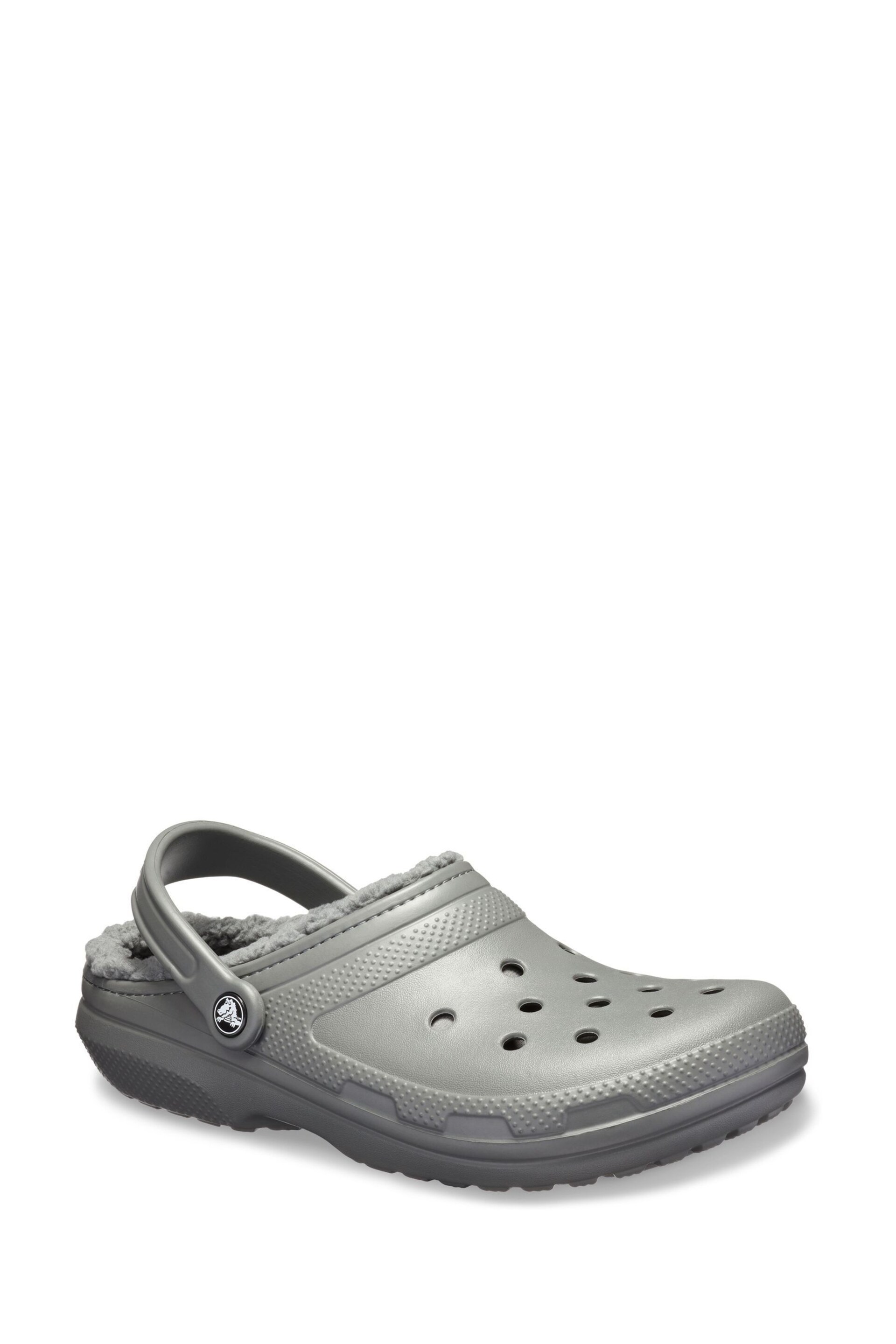 Crocs Fluffy Lined Classic Clogs - Image 2 of 6