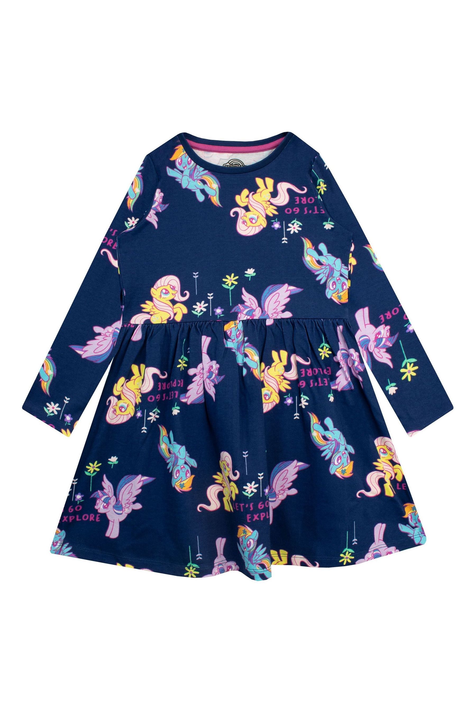 Buy Character Blue 100 Cotton My Little Pony Dress from Next United Arab Emirates