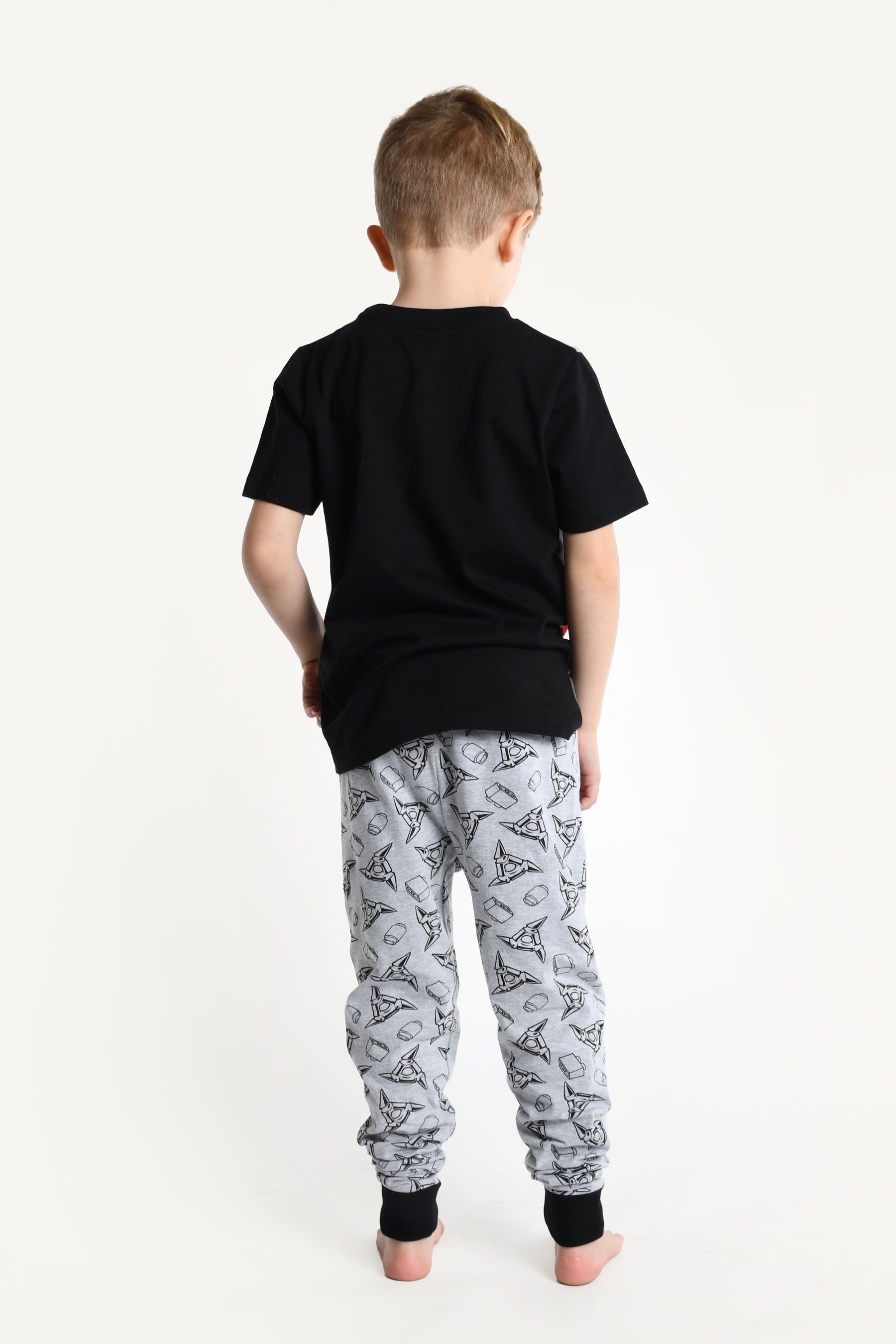 Buy Brand Threads Black Chrome Boys 100 Cotton LEGO Ninjago Pyjamas Set from the Next UK online shop