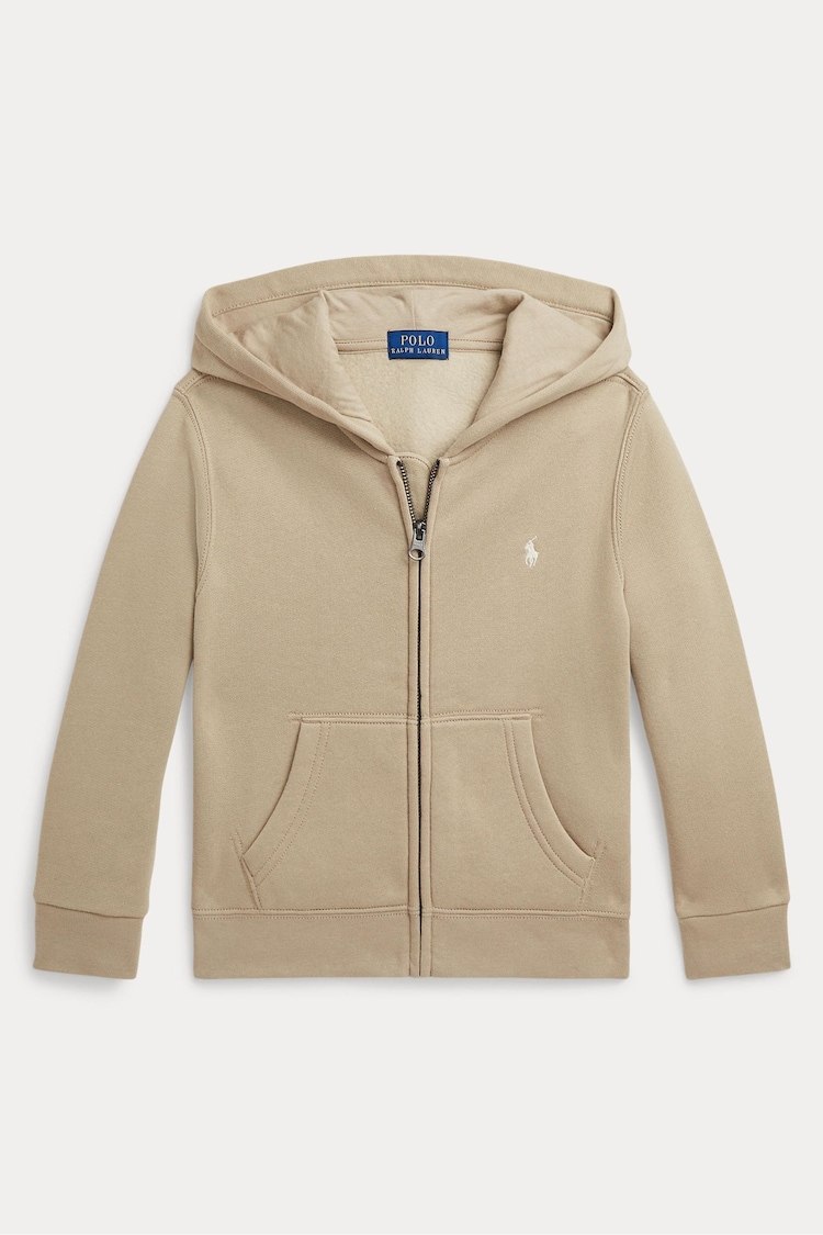 Polo Ralph Lauren Хлопчики бавовняний фліс Zip-Up логотип худі - Image 1 of 2