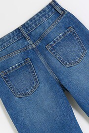 River Island Blue Girls Straight Leg Jeans - Image 5 of 5