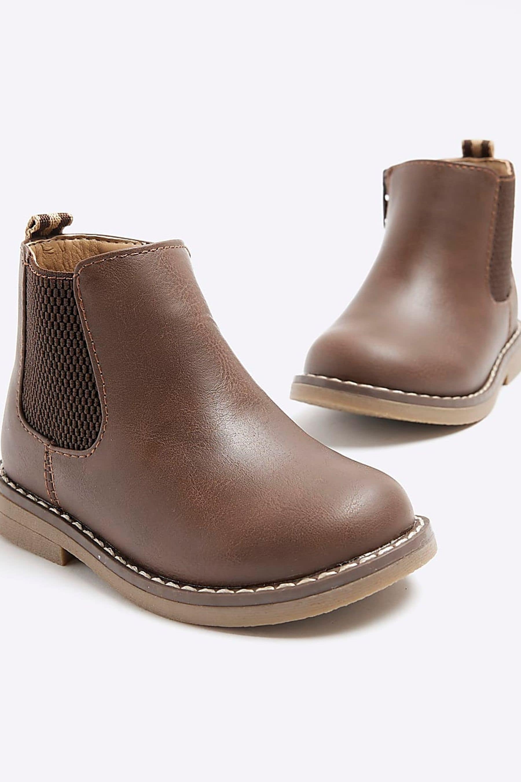 River island boys chelsea boots top