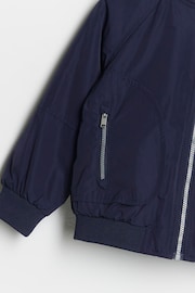 River Island Dark Blue Boys Nylon Bomber Jacket - Image 5 of 6